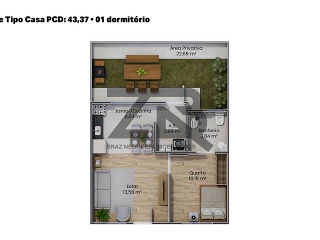 #424 - Apartamento na Planta para Venda em Hortolândia - SP - 3